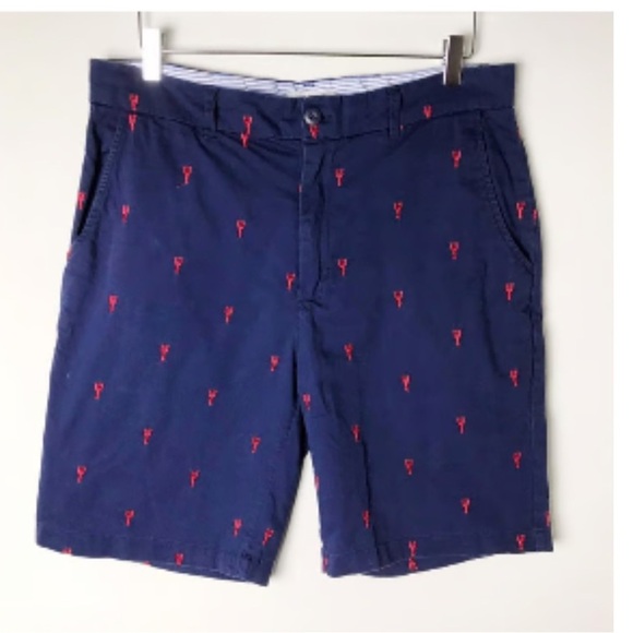 isaac mizrahi lobster shorts mens size 33 - Picture 2 of 4